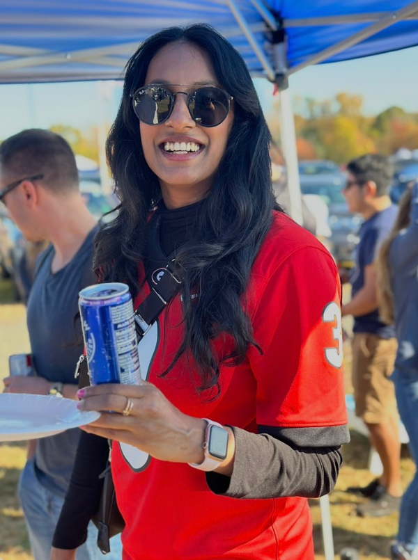 Kamini Manivannan / UGA, Atlanta Hawks, Atlanta Falcons, New York Liberty
